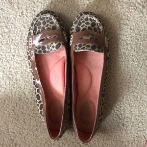Cheetah print flats